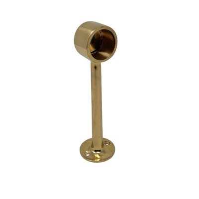 Tube Bracket End Bracket Brass 25mm