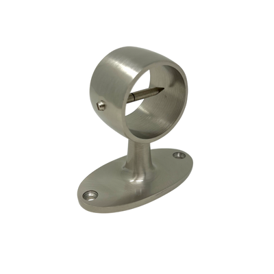 Hemp Rope Bracket Stainless Steel Look 38 mm