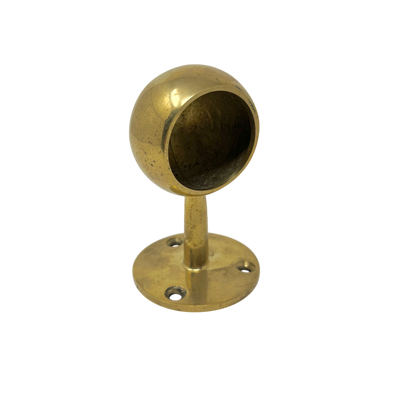 Tube Bracket End Bracket Brass 38 mm