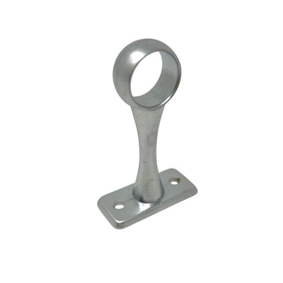 Rörhållare Mittfäste Mattkrom 16 mm
