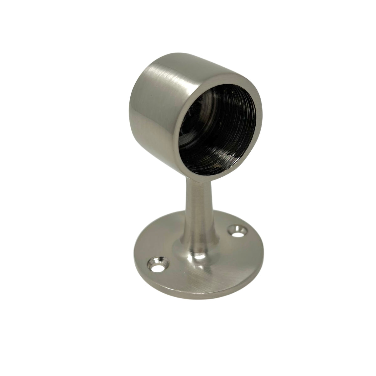 Tube Bracket End Bracket Stainless Steel Look 25 mm