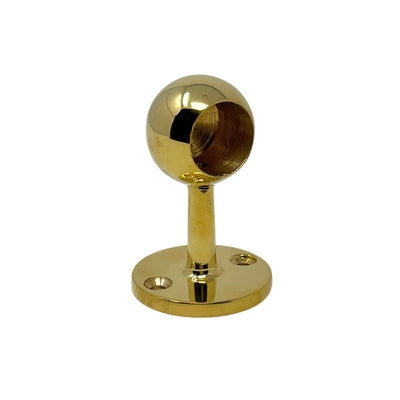 Tube Bracket End Bracket Brass 12,5 mm