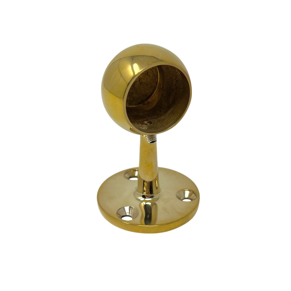 Rørholder Endebeslag Messing 19 mm