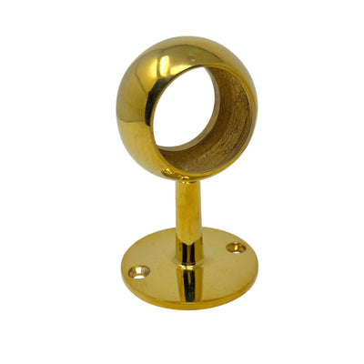 Tube Bracket Centre Bracket Brass 38 mm