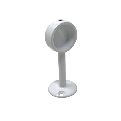 Tube Bracket End Bracket White 25mm