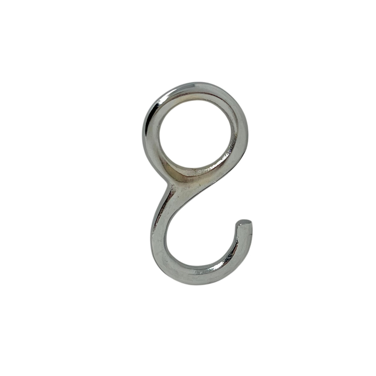 Closed S-hook Chrome 19 mm