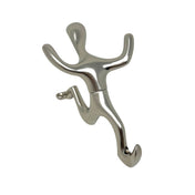 Hook Running Man Satin Chrome