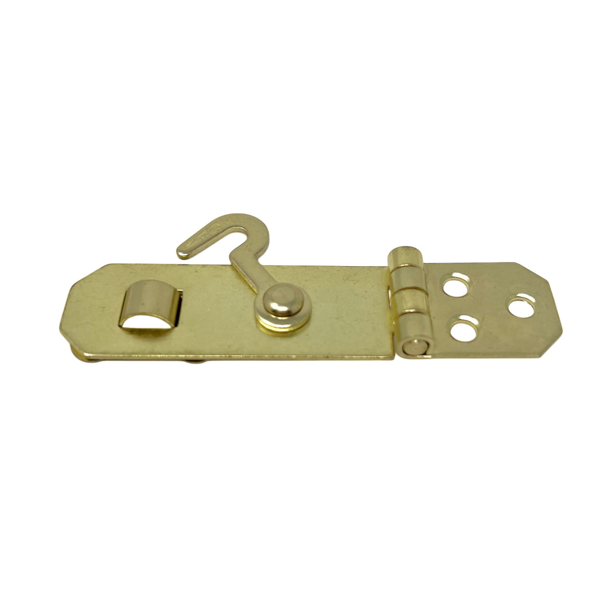 Hinged Hasp Brass-Plated