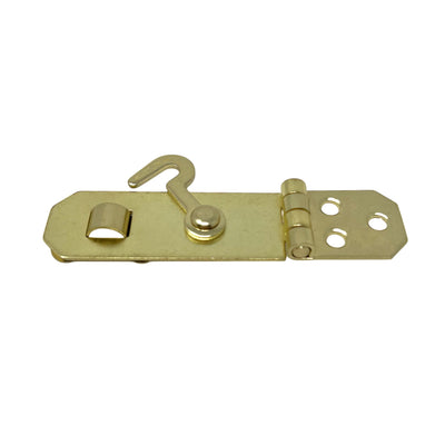Hinged Hasp Brass-Plated