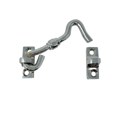 Throw Hook/Hasp 60-95 mm Chrome