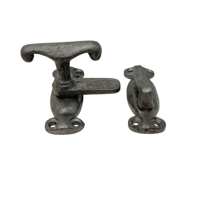 Thumbturn with Hook Unlacquered Cast Iron