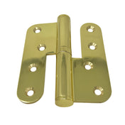 Lift-off hinge 100 mm Brass