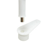 Leaf Hinge WHITE PLASTIC