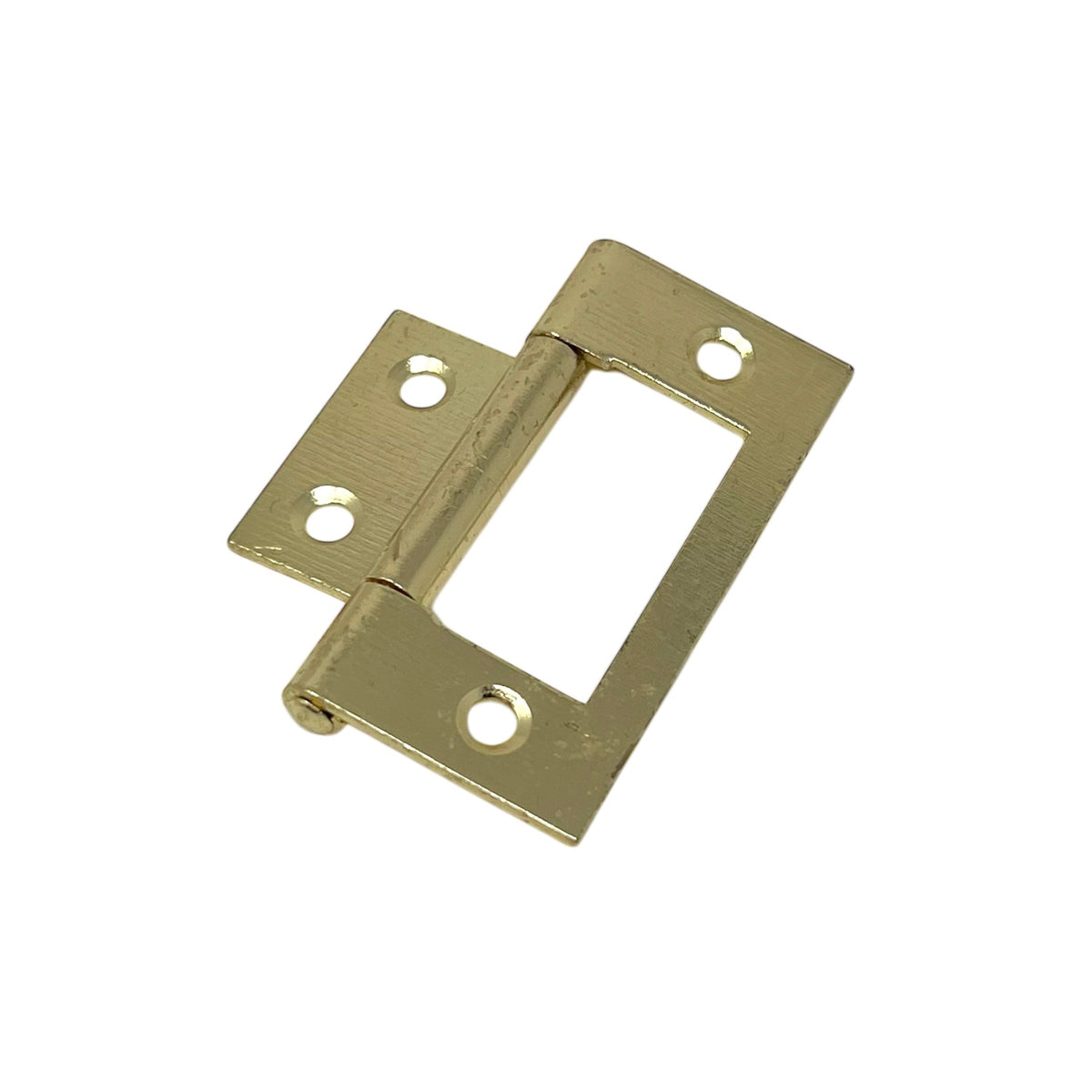 Cabinet Hinge 50x25mm Brass-plated 2-PACK