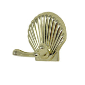 Hook "Shell" Brass-Plated
