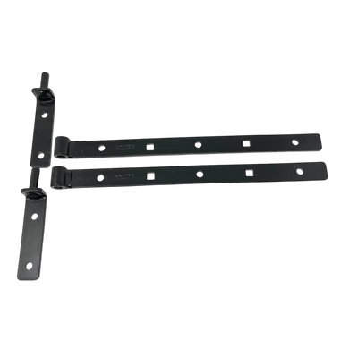 Hook hinge Black Miller 400mm 2-pack