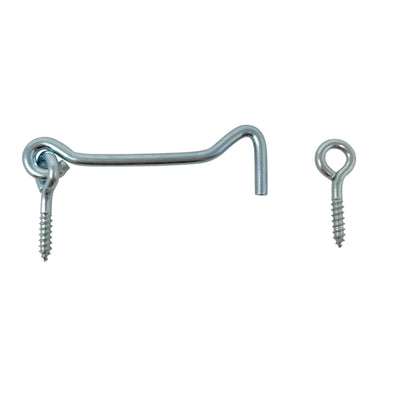 Throw Hook/Cabin Hook Zinc-plated 75mm 2-pack