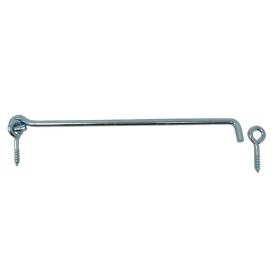 Throw Hook/Cabin Hook Zinc-plated 200mm 2-pack