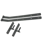 Hook hinge Millers 95701 Black 600x40x8mm 2-pack