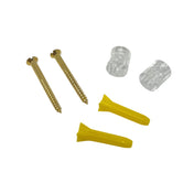 Husnummer Villa Matbørstet Messing 120 MM