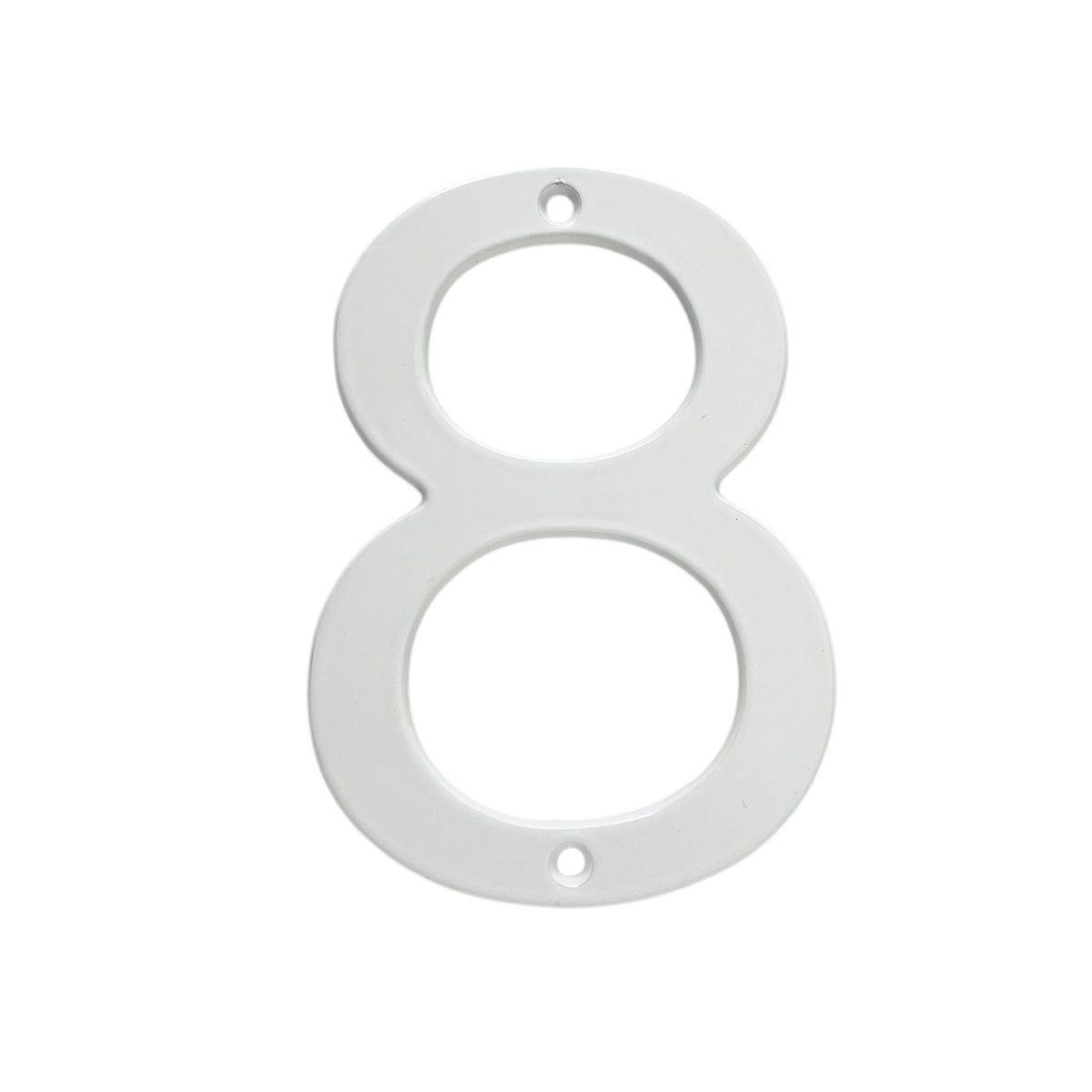 House Number White 120 MM