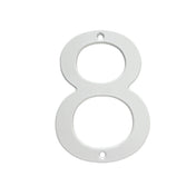 House Number White 120 MM