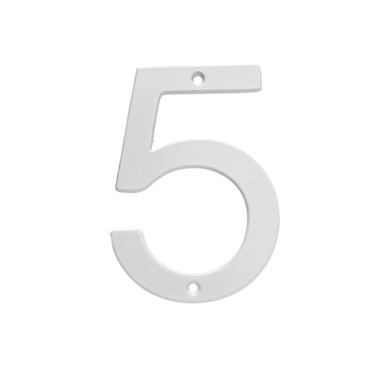 House Number White 120 MM