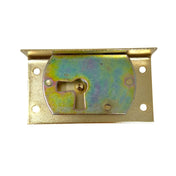 Furniture Lock Brass-plated