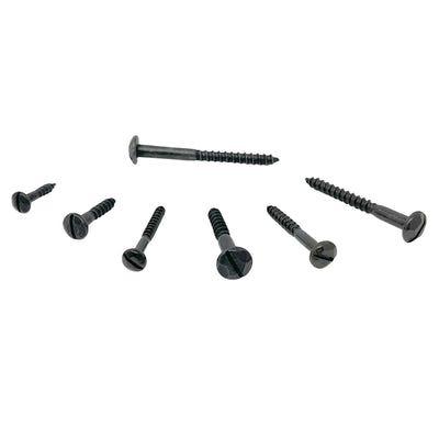 Forged Screw Black HAMMERED