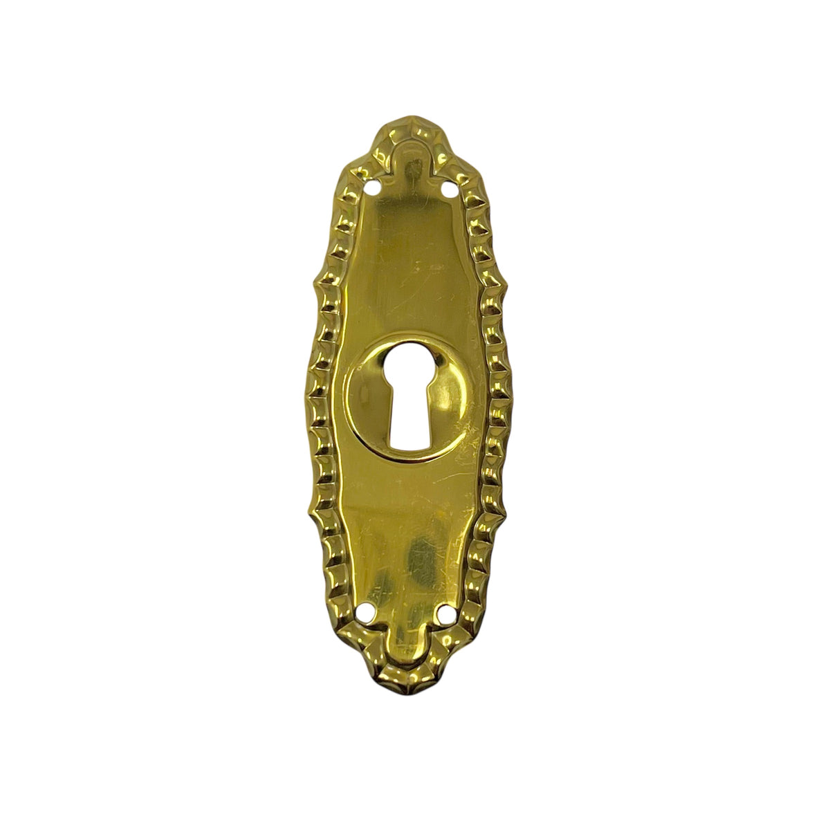 Key Escutcheon 80x28mm Brass