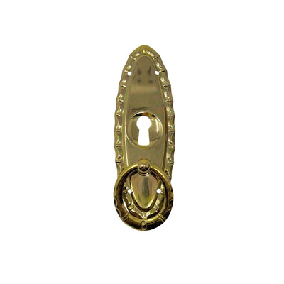 Møbelgreb med nøglehul 94x32mm Messing