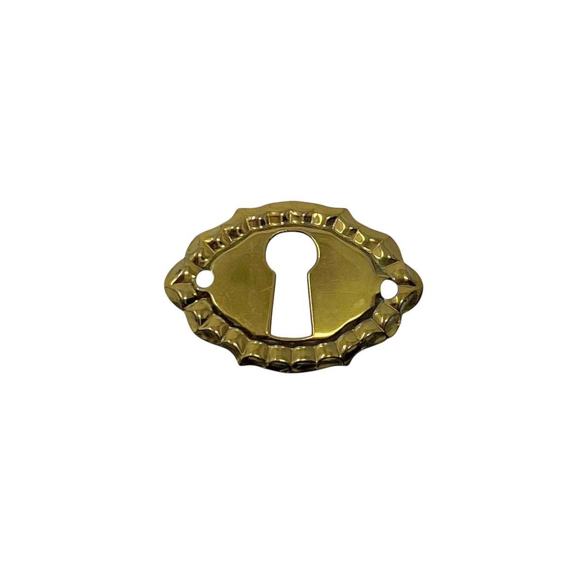 Key Escutcheon 23x35mm Brass