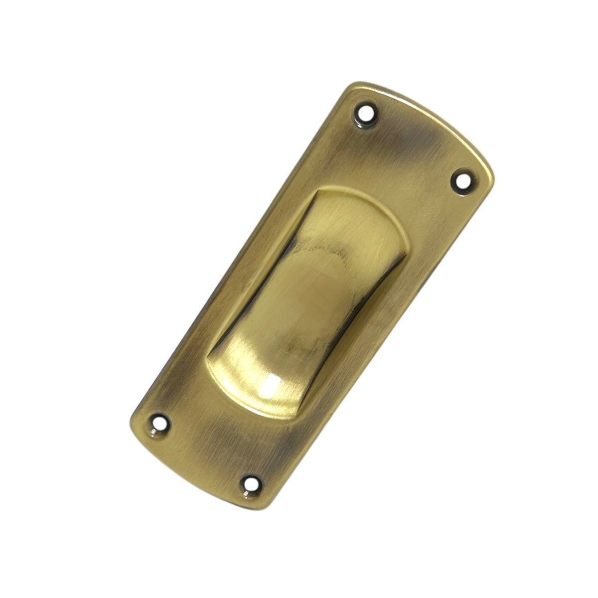 Recessed Cup Handle Antique-Finished