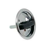 Recessed WC Thumbturn Chrome