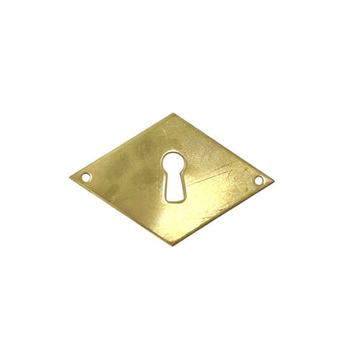 Key Escutcheon 63x40mm Brass
