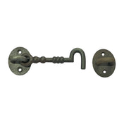 Throw Hook/Hasp 100mm Cast Iron