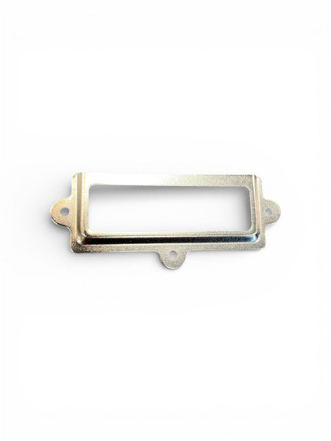 Etiketholder 75x30mm Nikkel