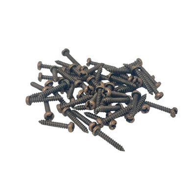 Furniture Screw Oxidised Domed Head 2-2,5×12