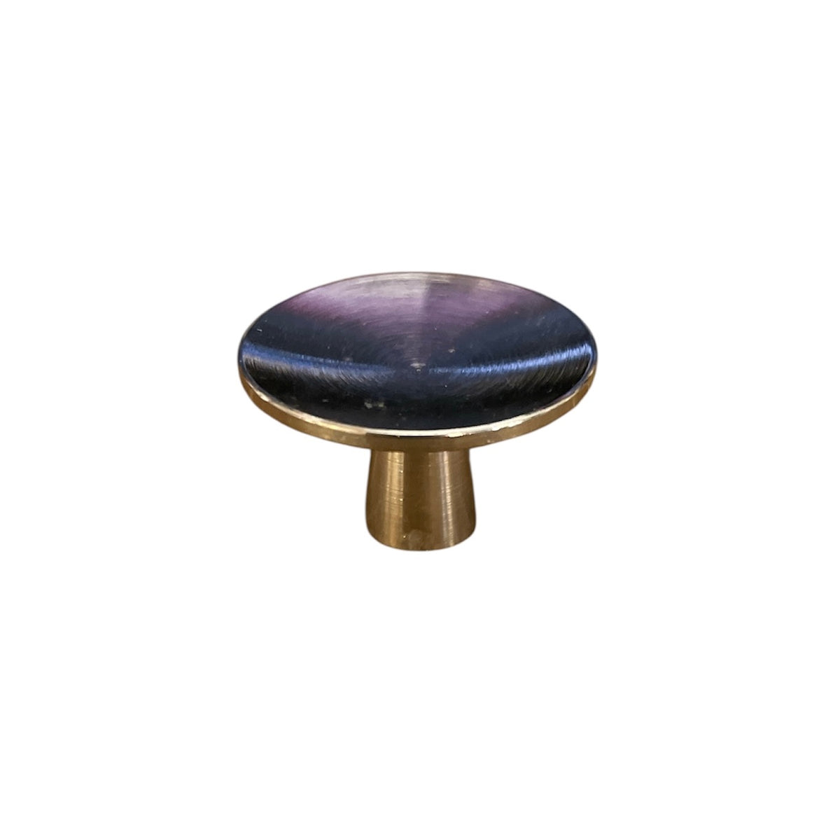 Knopp Retro Mattborstad Nickel 25-49mm