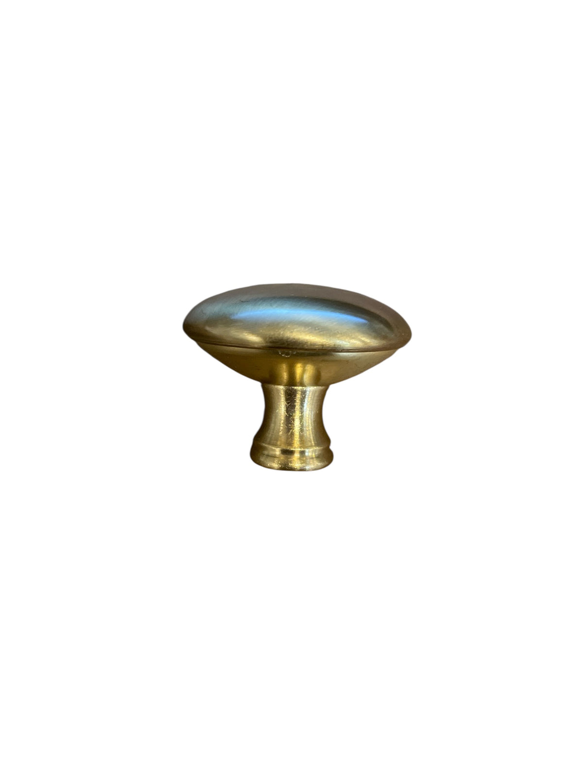 Knop Matbørstet Messing 41 mm