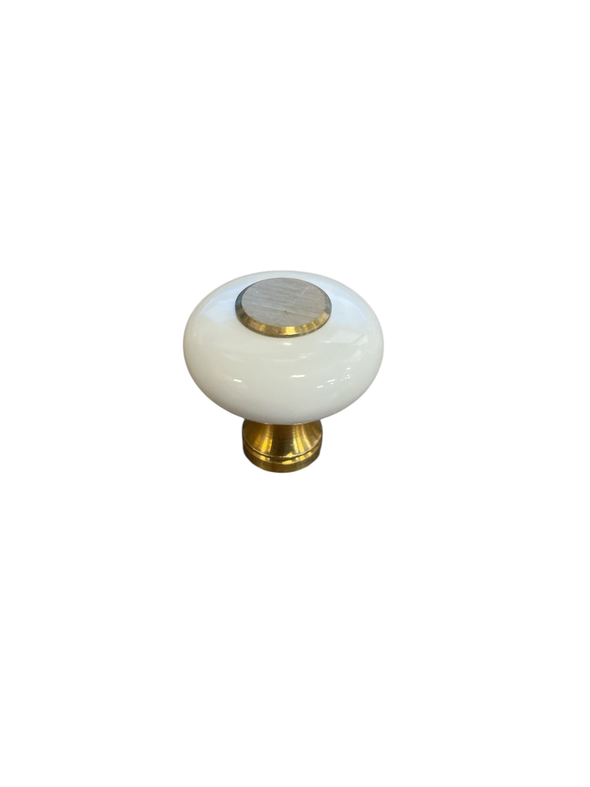 Knop Porcelæn/Messing 26 mm