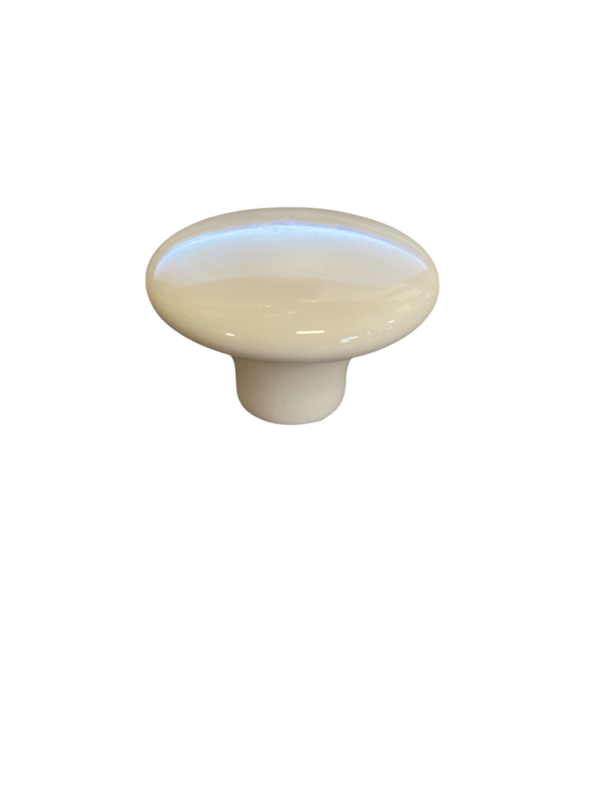 Knob White Porcelain 38 mm