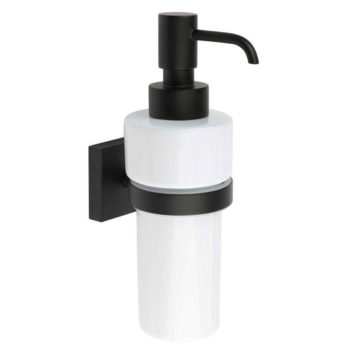 HOUSE Sæbedispenser 200 ml Porcelæn/Sort