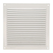 Ventilation Grille 170x170mm White Aluminium