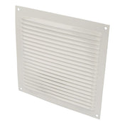 Ventilation Grille 170x170mm White Aluminium
