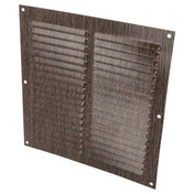 Vent Grille 200x200mm Dark Wood-Coloured Aluminium