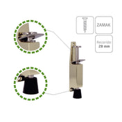Door Holder Brass-plated