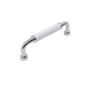 Handtag Skeppshult 96-128 C/C Nickel/Vit