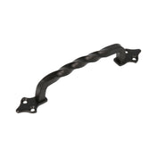 Pull Handle Black Lacquered Cast Iron 225 mm