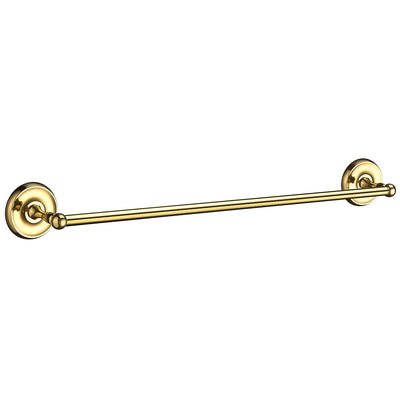 VILLA Single Towel rail Brass